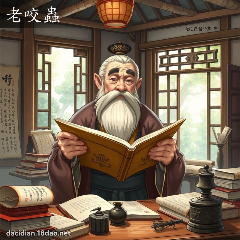 老咬虫 - 国语大辞典配图