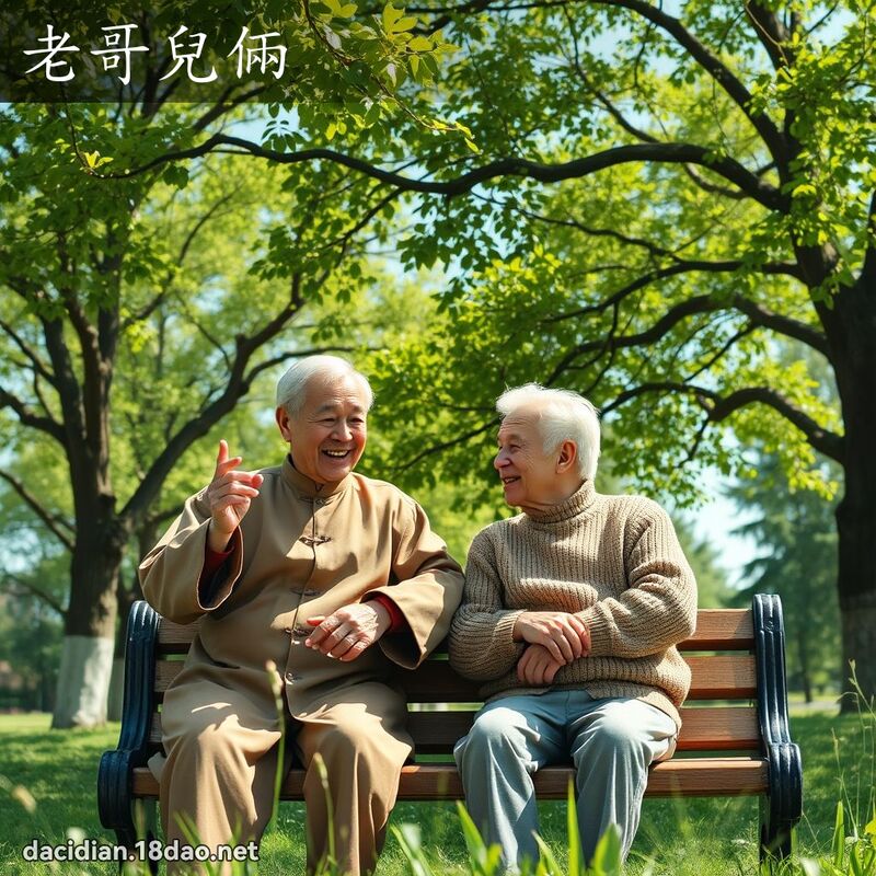 老哥兒倆 - 國語大辭典配圖