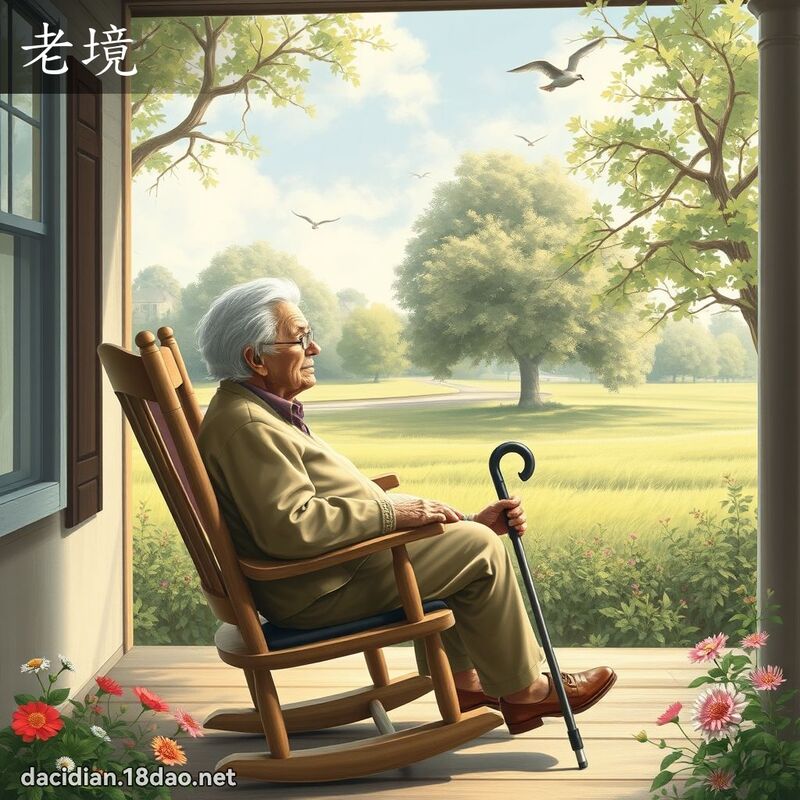 老境 - 国语大辞典配图