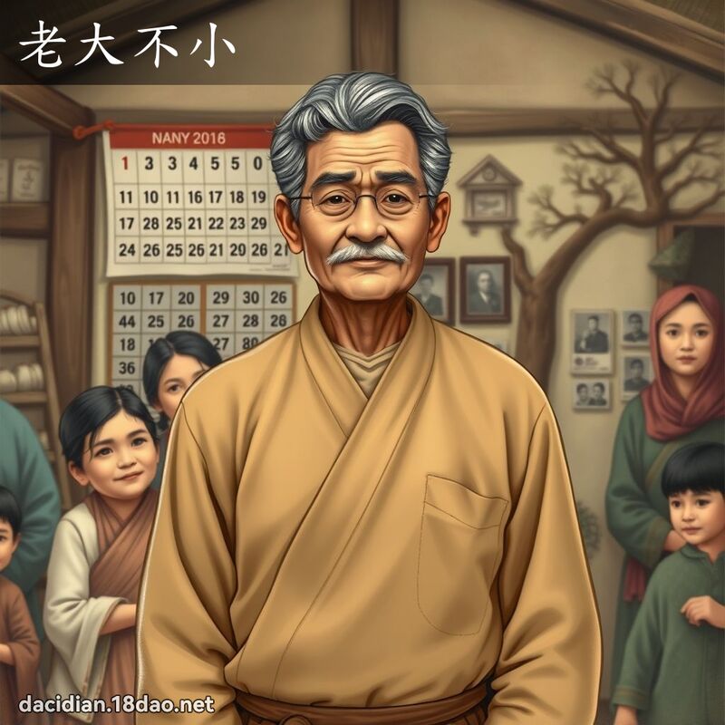 老大不小 - 國語大辭典配圖