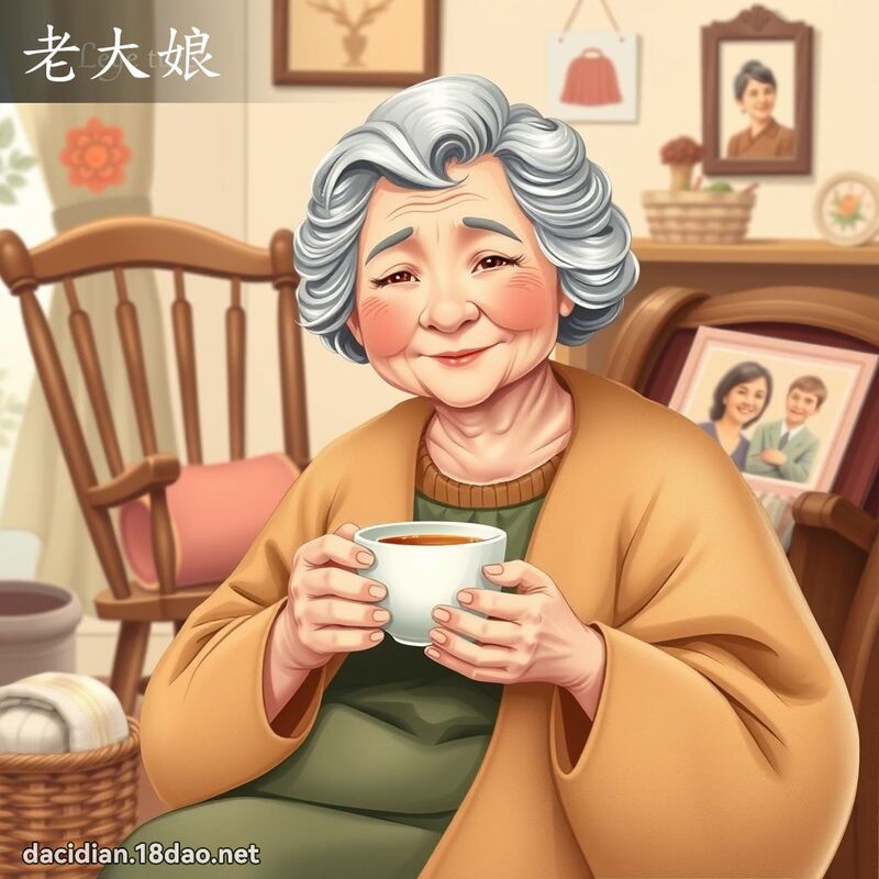 老大娘 - 國語大辭典配圖