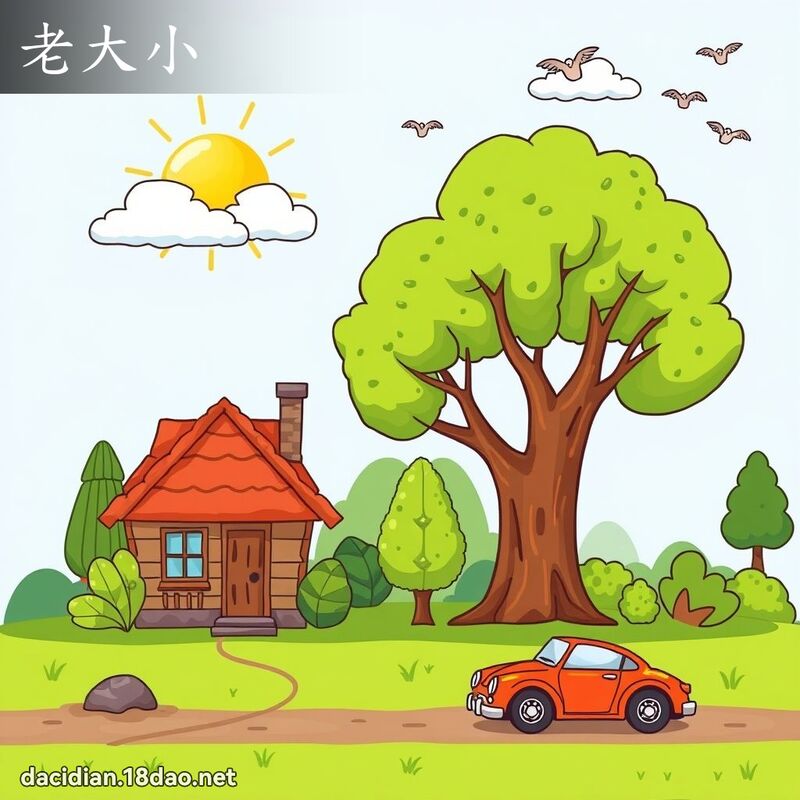 老大小 - 國語大辭典配圖