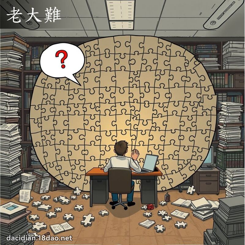 老大難 - 國語大辭典配圖