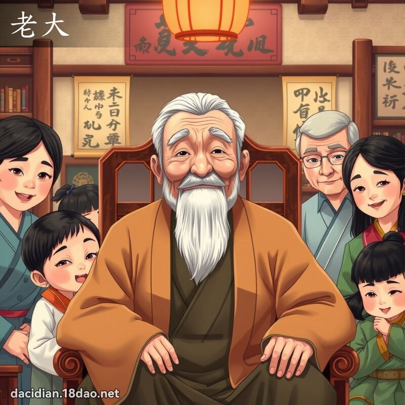 老大 - 国语大辞典配图