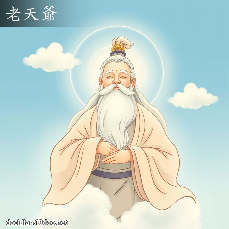 老天爺 - 國語大辭典配圖