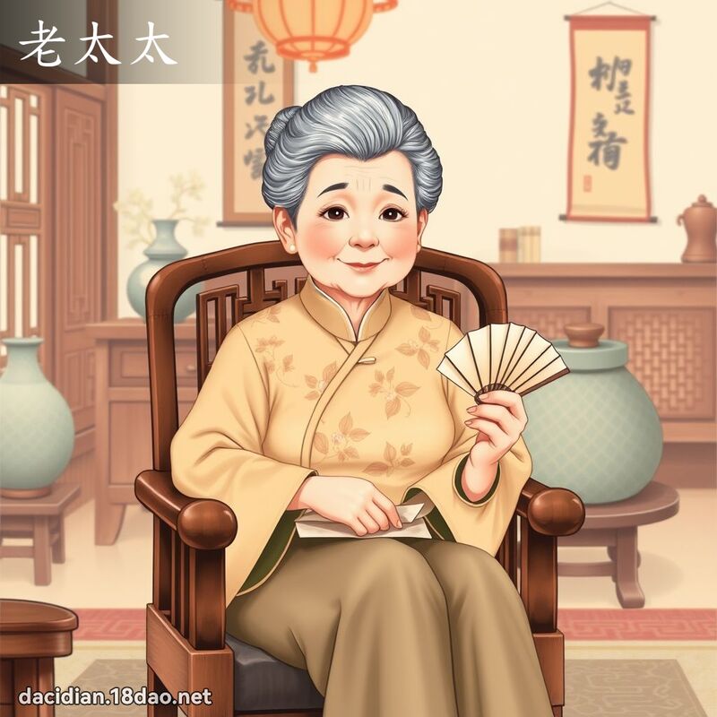 老太太 - 國語大辭典配圖