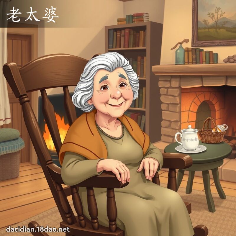 老太婆 - 國語大辭典配圖