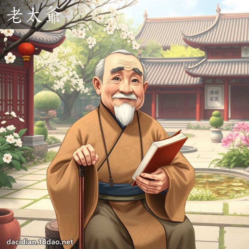 老太爷 - 国语大辞典配图