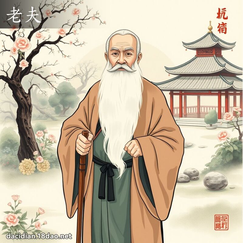 老夫 - 國語大辭典配圖