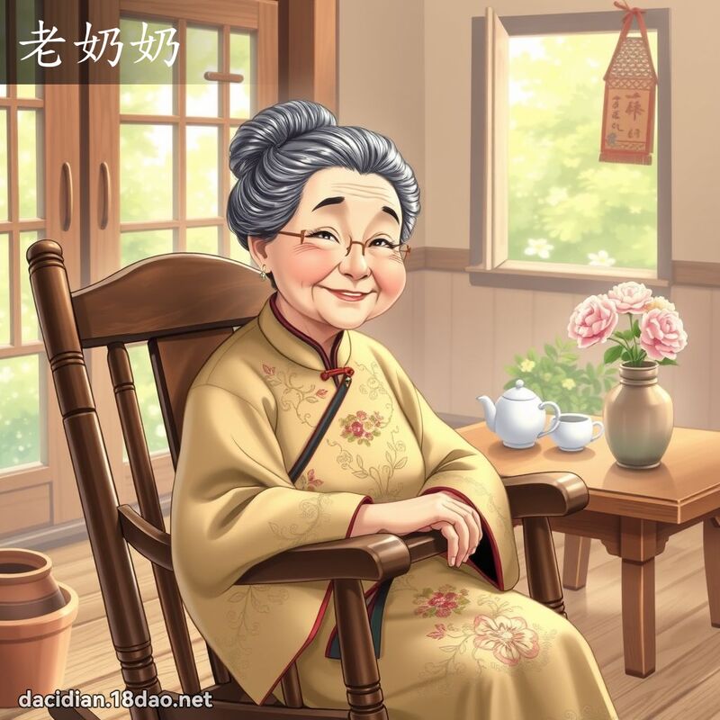 老奶奶 - 國語大辭典配圖