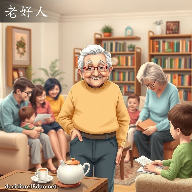 老好人 - 國語大辭典配圖