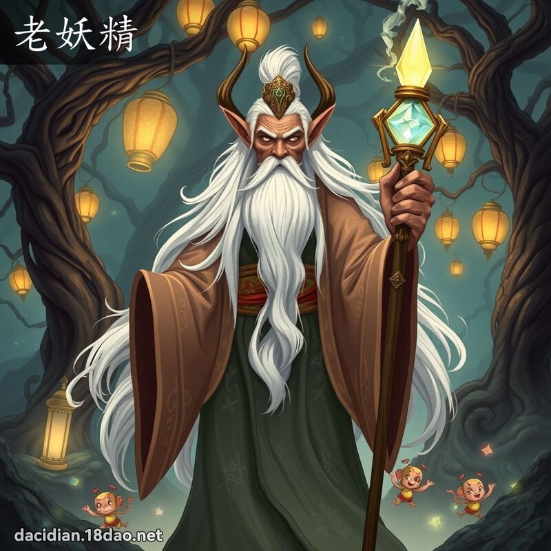 老妖精 - 國語大辭典配圖