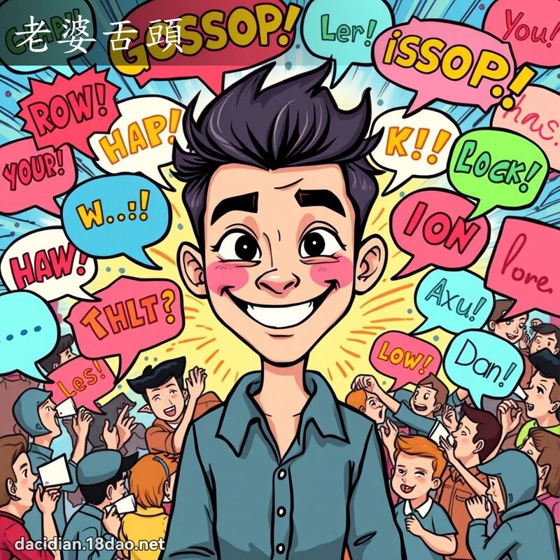 老婆舌頭 - 國語大辭典配圖