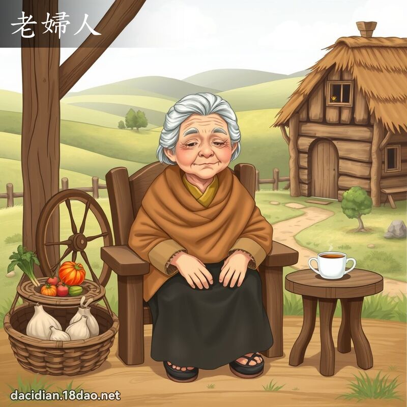 老妇人 - 国语大辞典配图