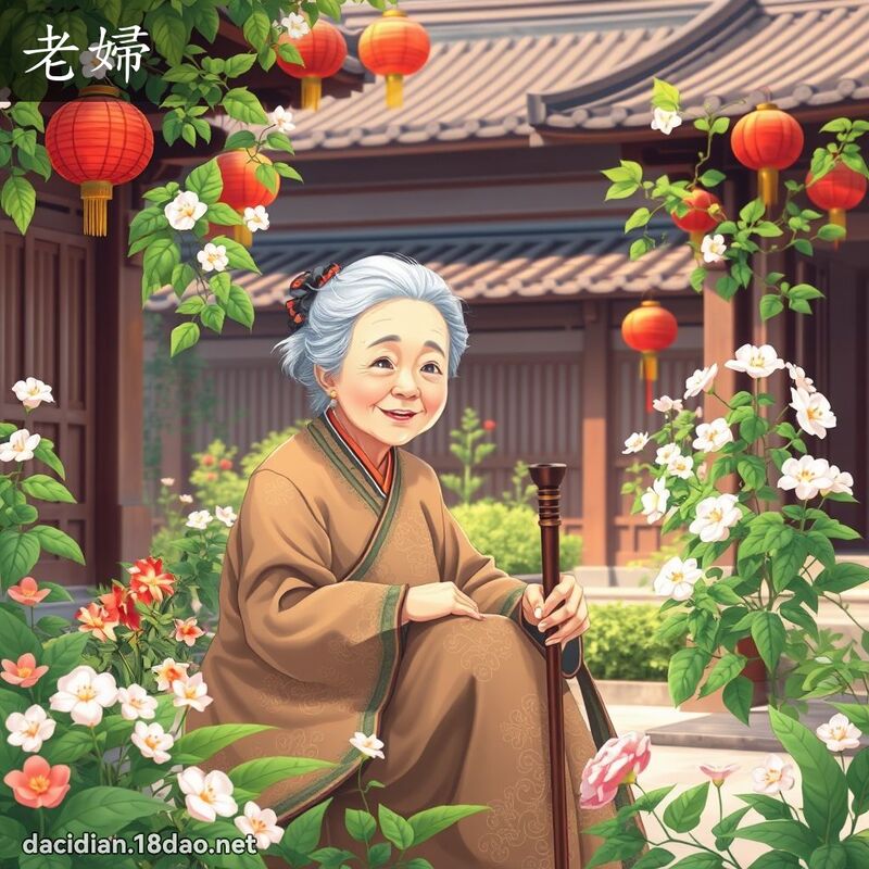 老妇 - 国语大辞典配图