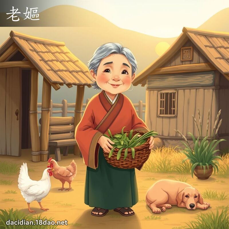 老嫗 - 國語大辭典配圖