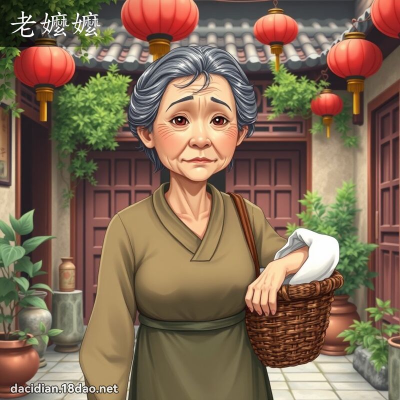 老嬤嬤 - 国语大辞典配图