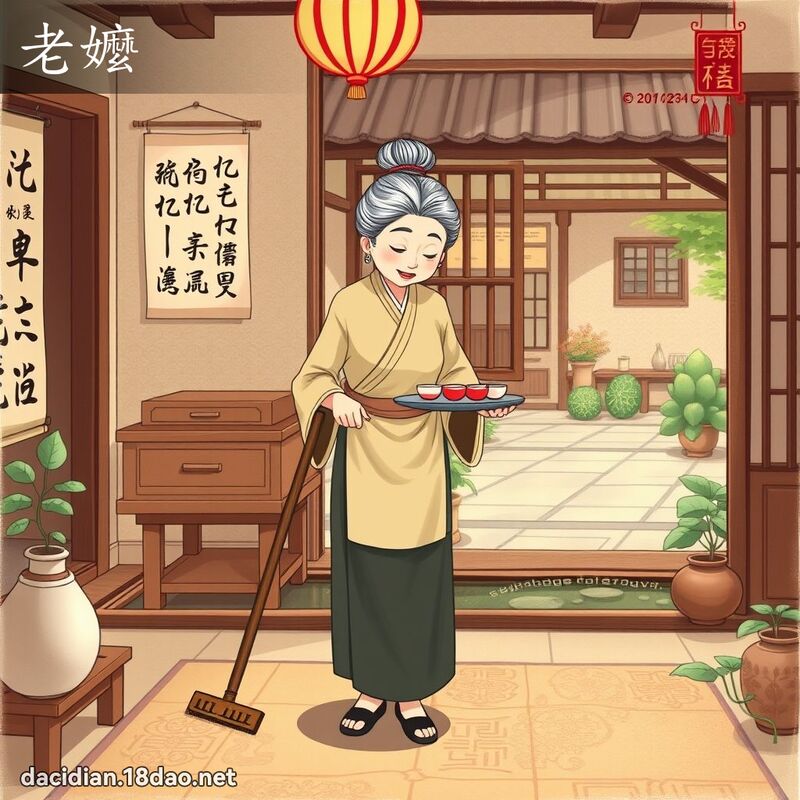 老嬤 - 国语大辞典配图