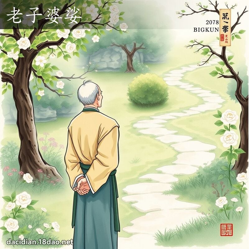 老子婆娑 - 國語大辭典配圖