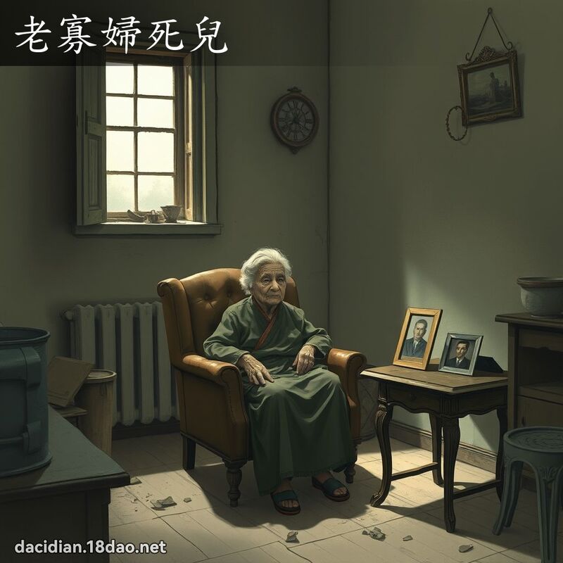 老寡婦死兒 - 國語大辭典配圖