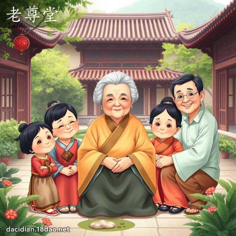 老尊堂 - 国语大辞典配图