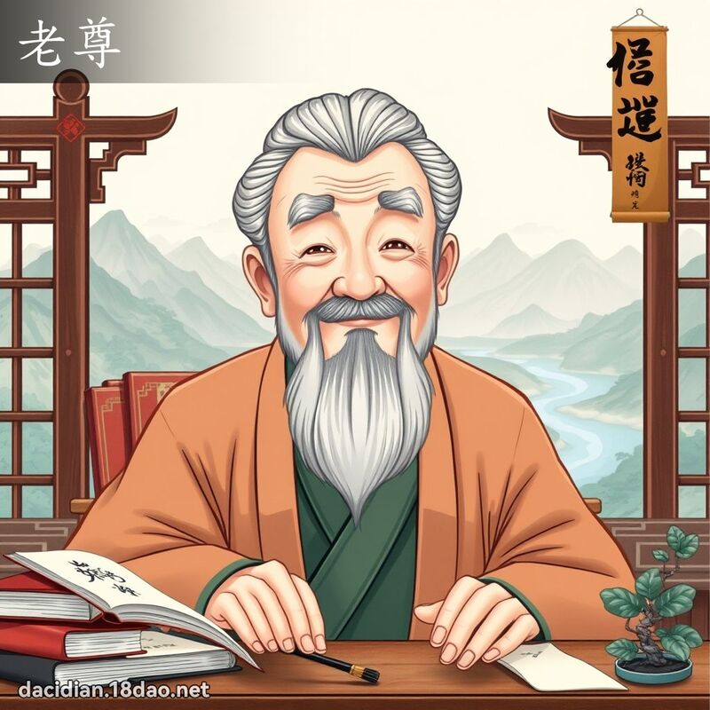 老尊 - 國語大辭典配圖