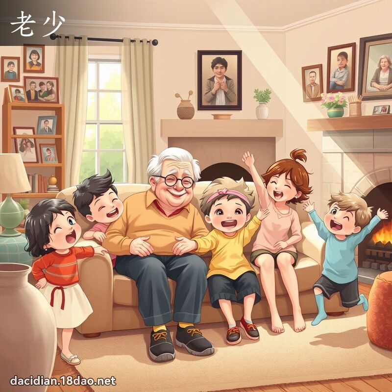 老少 - 國語大辭典配圖