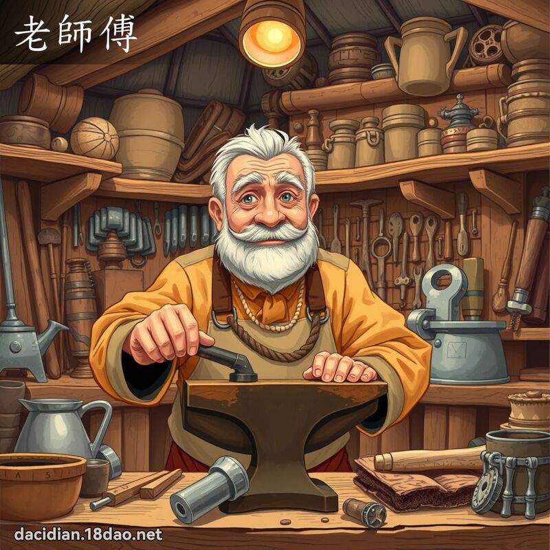 老师傅 - 国语大辞典配图