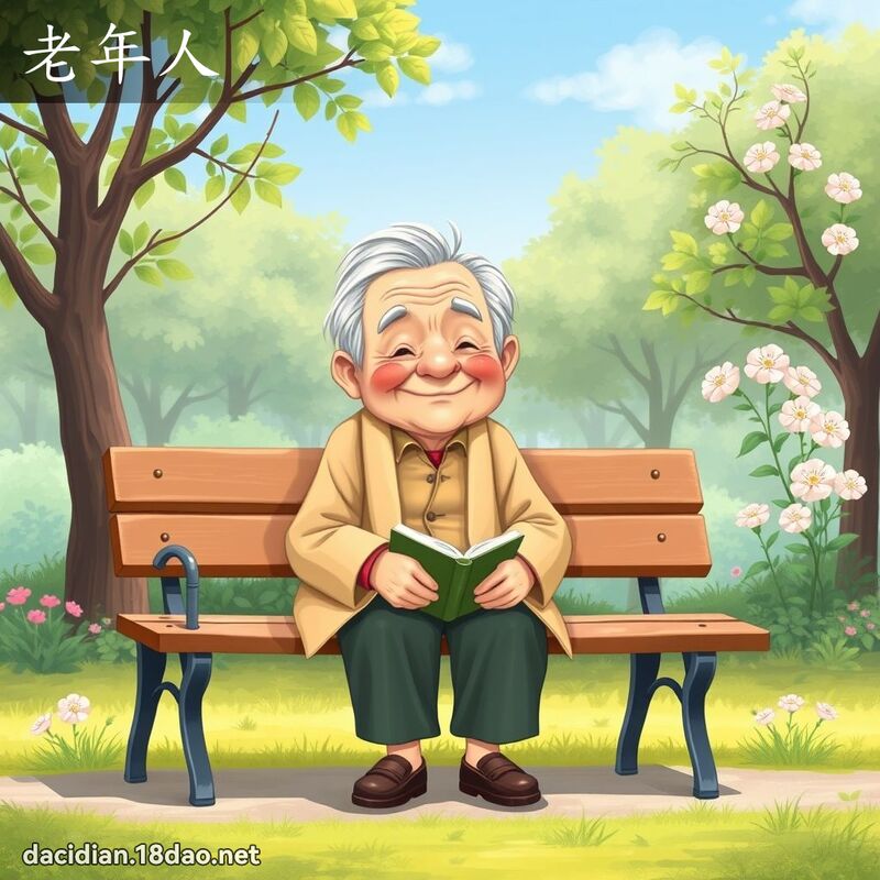 老年人 - 國語大辭典配圖