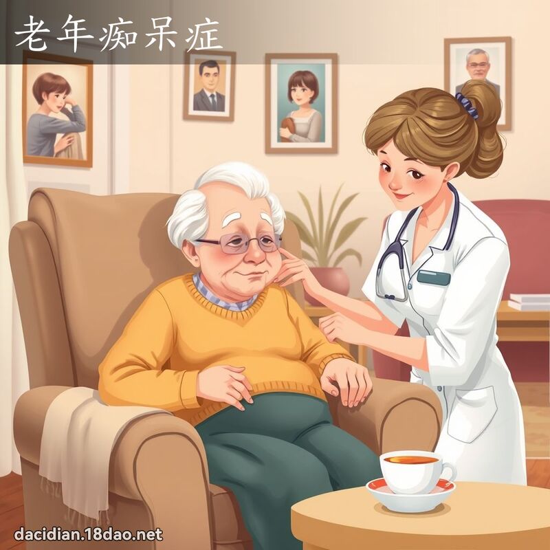 老年痴呆症 - 國語大辭典配圖