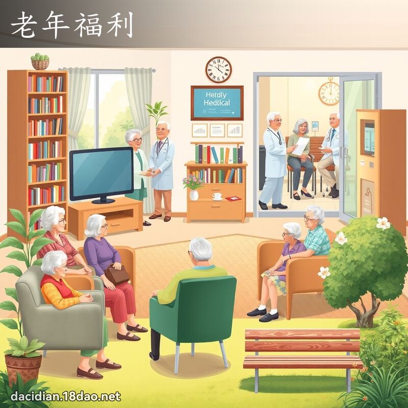 老年福利 - 国语大辞典配图