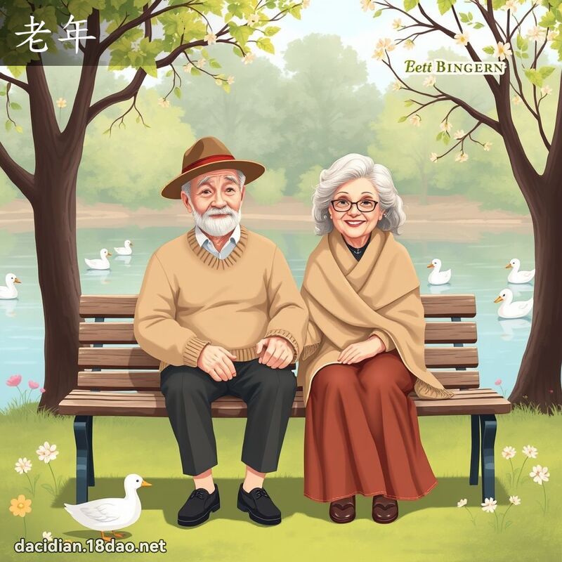 老年 - 国语大辞典配图