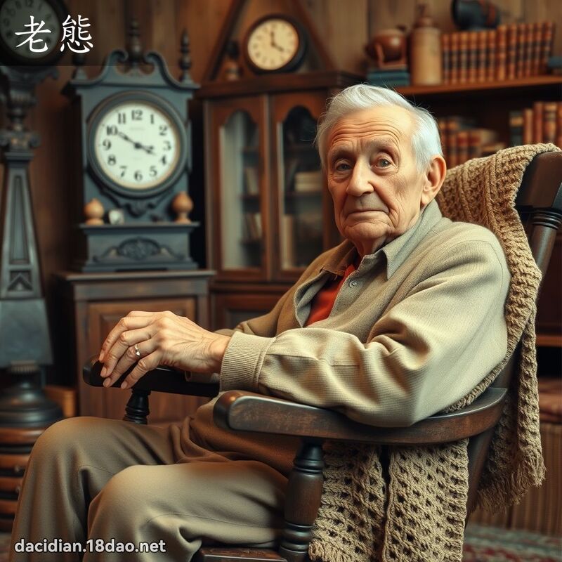 老態 - 國語大辭典配圖