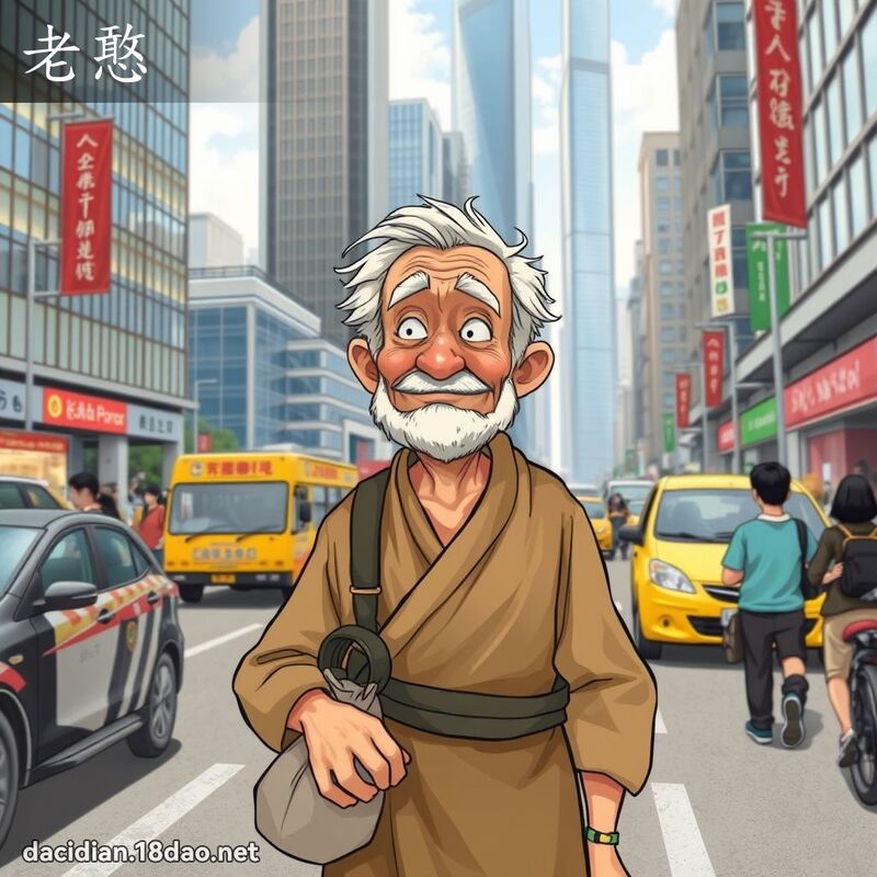 老憨 - 國語大辭典配圖