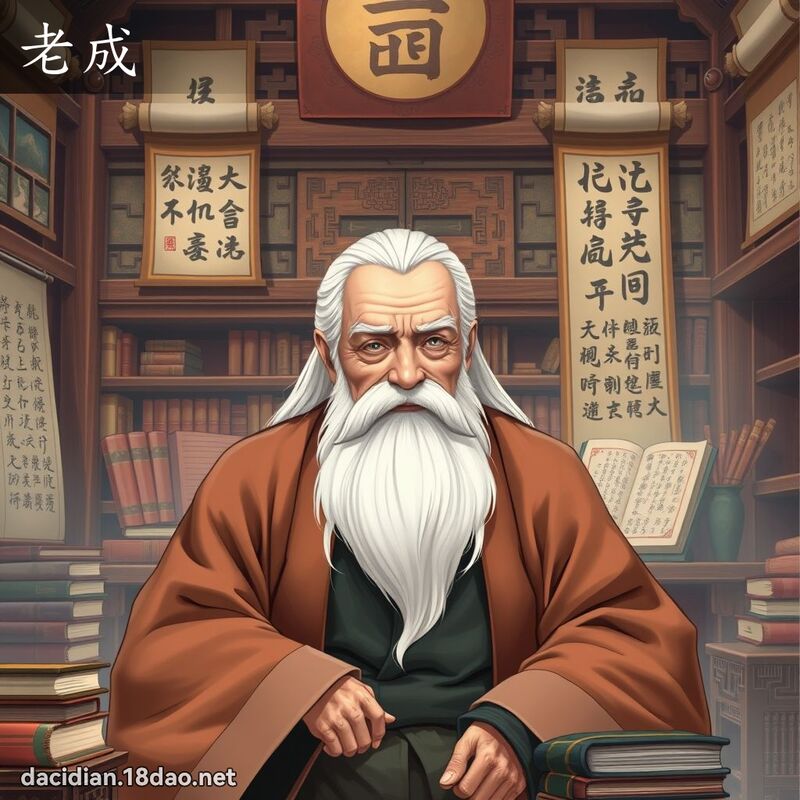 老成 - 国语大辞典配图