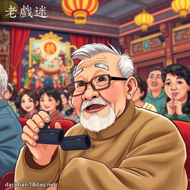 老戲迷 - 國語大辭典配圖