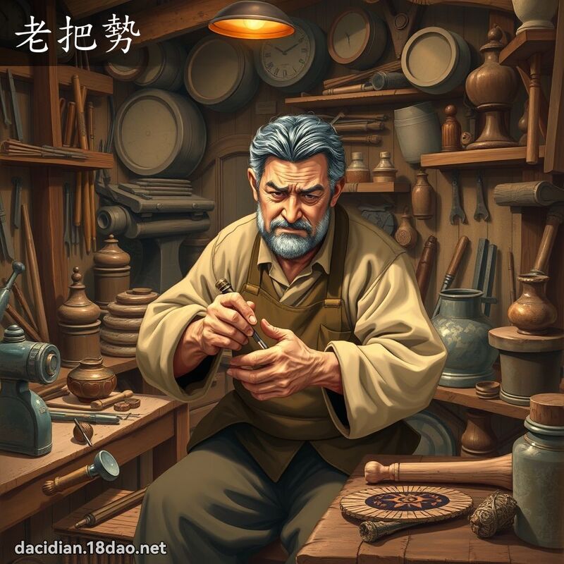 老把勢 - 國語大辭典配圖