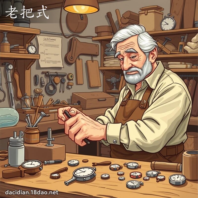 老把式 - 國語大辭典配圖