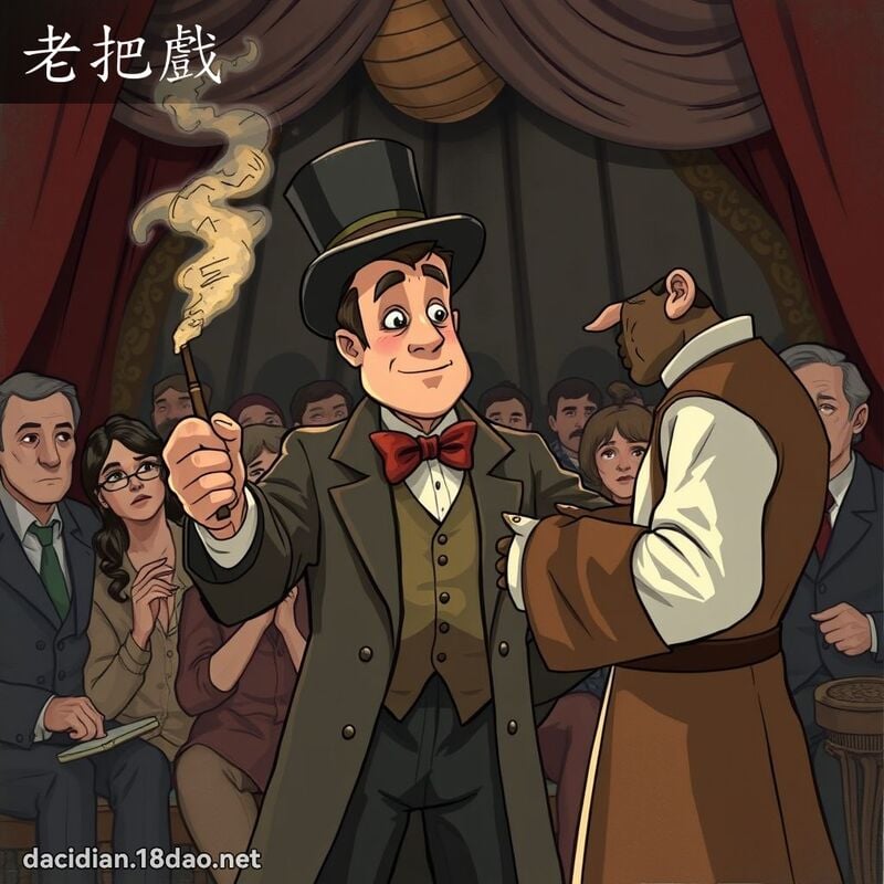 老把戏 - 国语大辞典配图