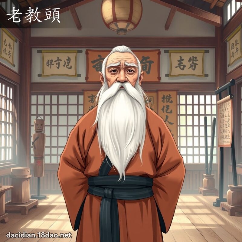 老教頭 - 國語大辭典配圖