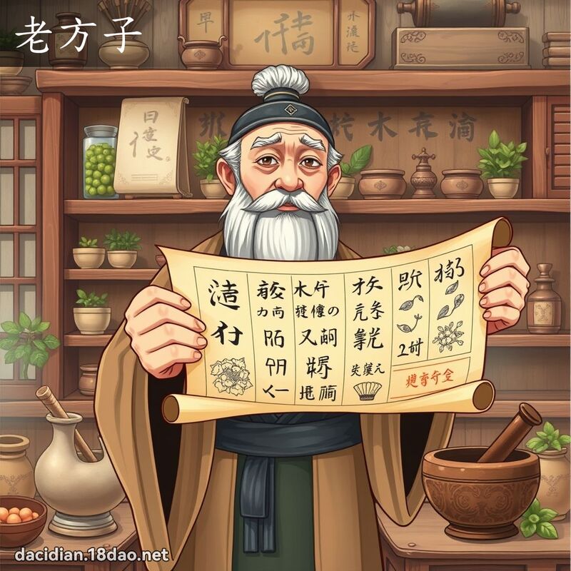老方子 - 国语大辞典配图