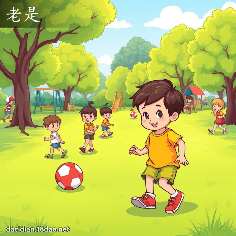 老是 - 国语大辞典配图