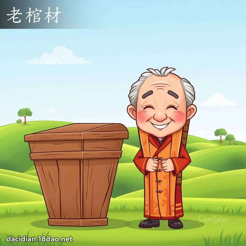 老棺材 - 國語大辭典配圖