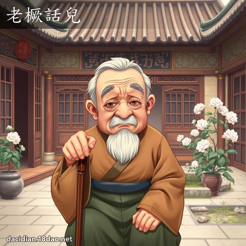 老橛話兒 - 國語大辭典配圖