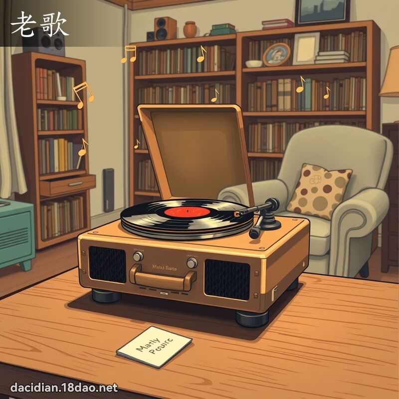老歌 - 国语大辞典配图
