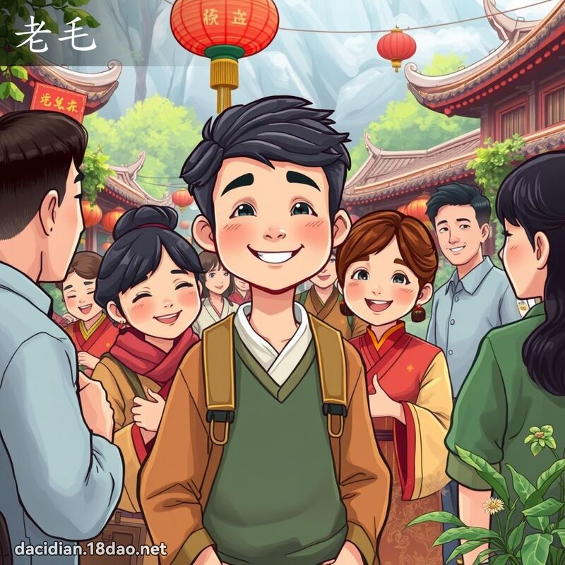 老毛 - 國語大辭典配圖