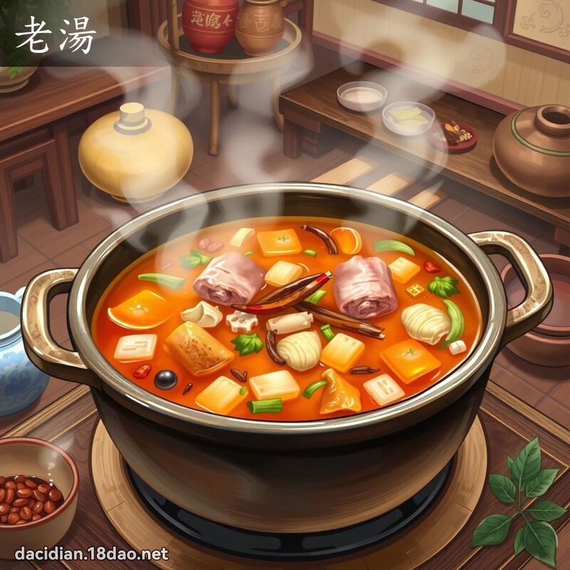 老汤 - 国语大辞典配图