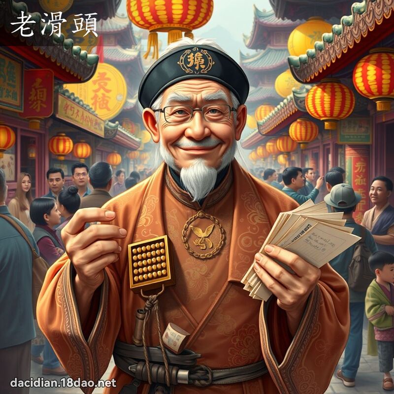 老滑头 - 国语大辞典配图