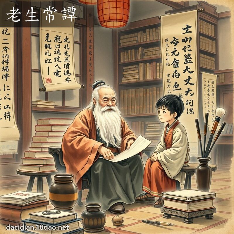 老生常譚 - 國語大辭典配圖