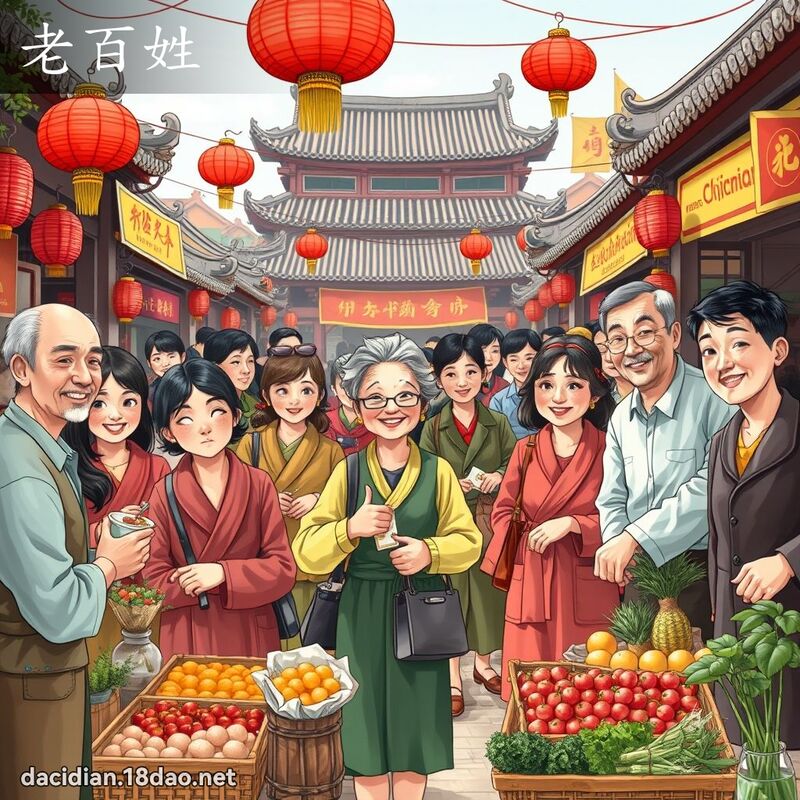 老百姓 - 国语大辞典配图